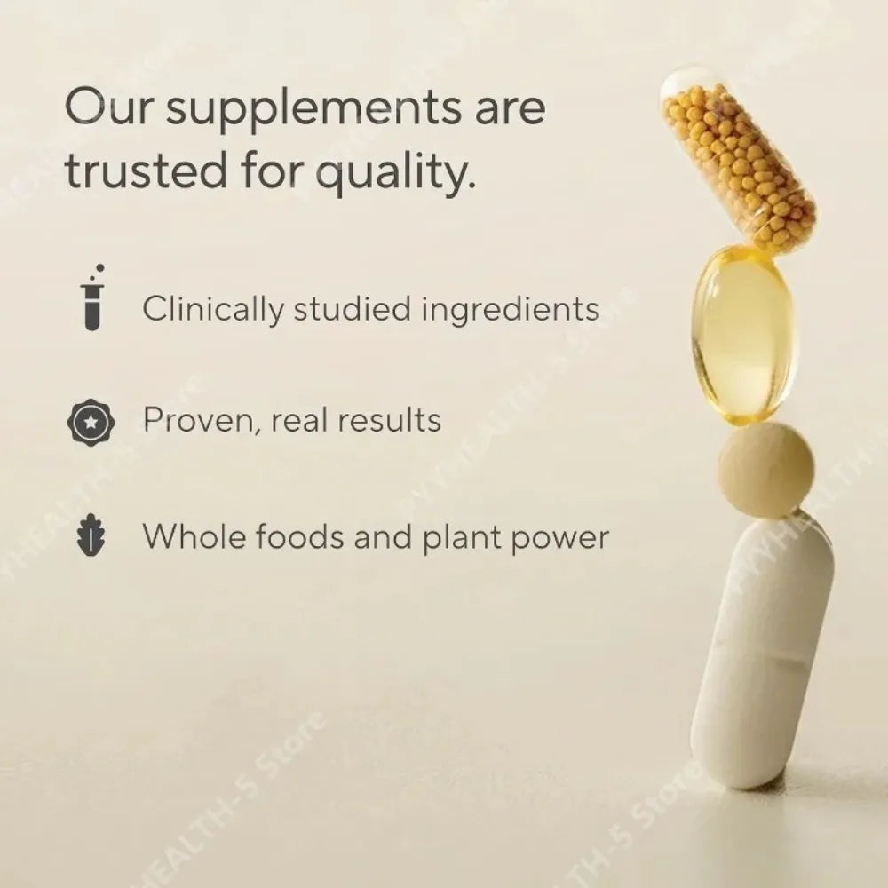 Premium Gut Health Capsules 4-in-1 Probiotic, Pre & Postbiotic with Digestive Enzymes Supports Digestive Comfort Wellness, 60 Ct