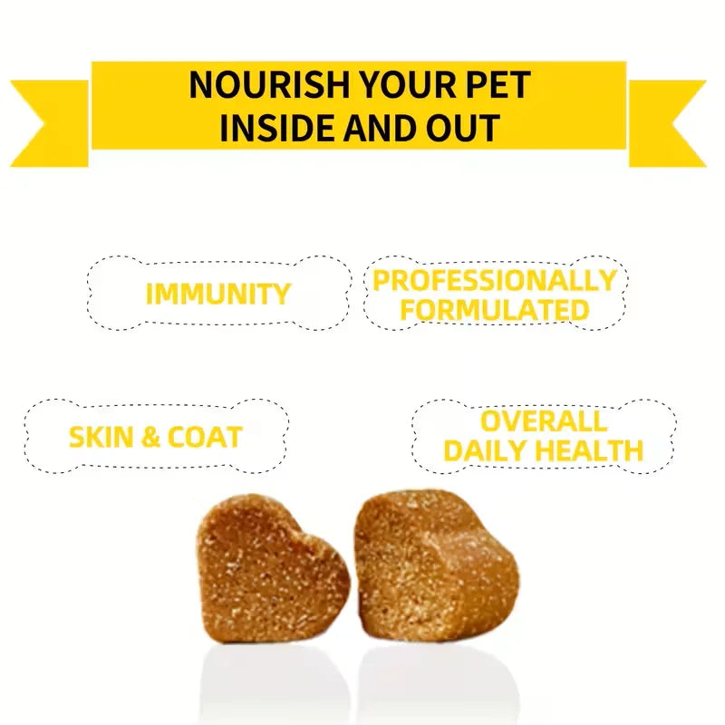 20-in-1 Dog Multivitamin Chews with Glucosamine & MSM, Omegas 3 & 6, Probiotics, Dog Vitamins and Supplements for Hip & Joint Health, Skin & Coat, Healthy Boost & Overall Natural Health 120 Soft Chews